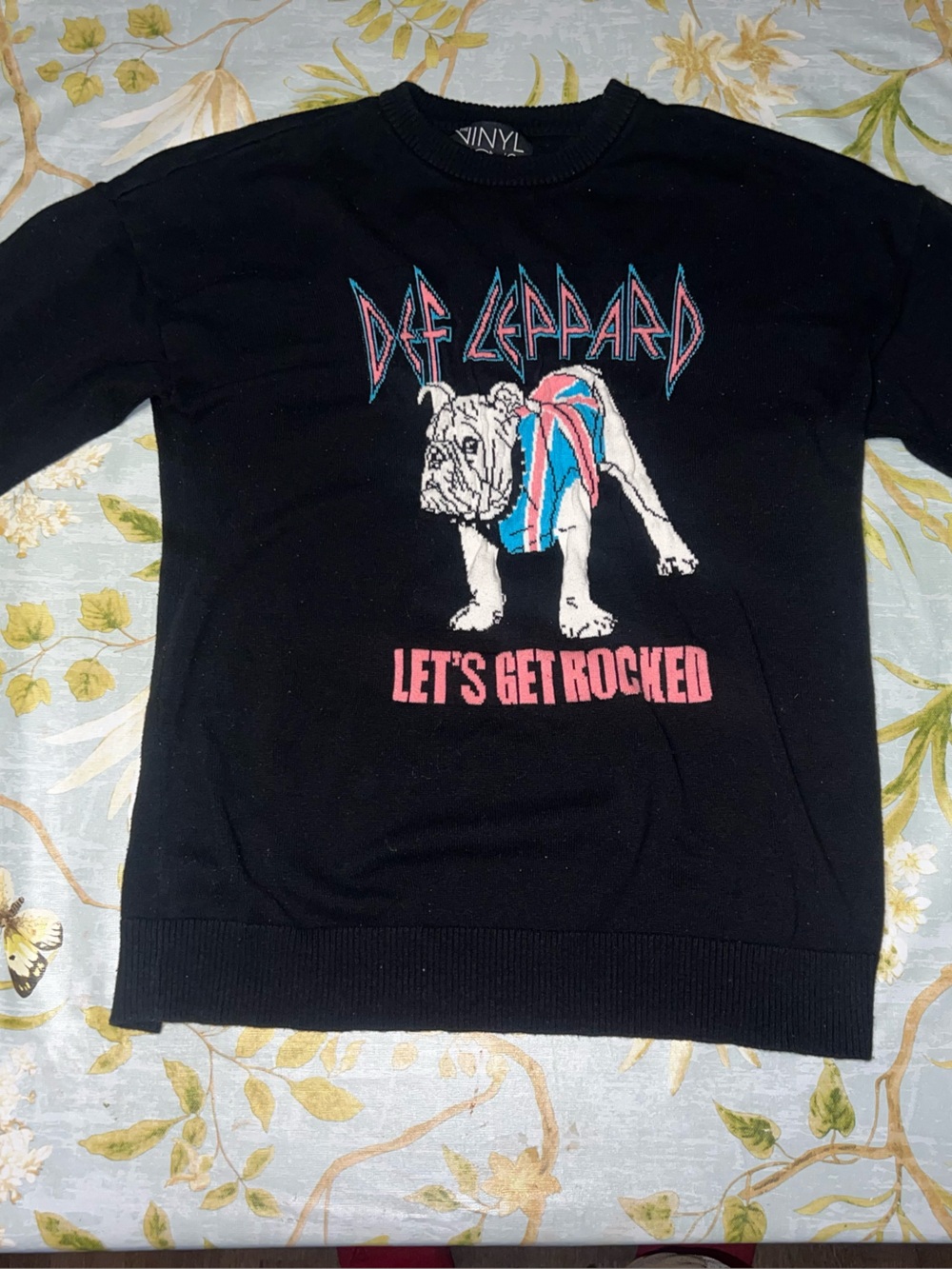 Def Leppard "Let's Get Rocked" Black Sweatshirt